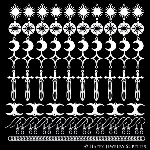 50pcs(1set) Bulk Charms, Raw Brass Earring Charm, Stainless Steel Earring Charms, Brass Jewelry Charms, Earring Charms, Earrings Findings, Brass Jewelry Pendants, Stainless Steel Jewelry Findings, Brass Pendants Jewelry Wholesale (SHD019-E)