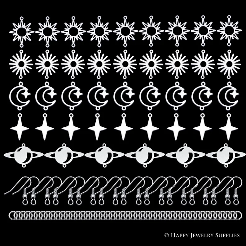 50pcs(1set) Bulk Charms, Raw Brass Earring Charm, Stainless Steel Earring Charms, Brass Jewelry Charms, Earring Charms, Earrings Findings, Brass Jewelry Pendants, Stainless Steel Jewelry Findings, Brass Pendants Jewelry Wholesale (SHD019-C)