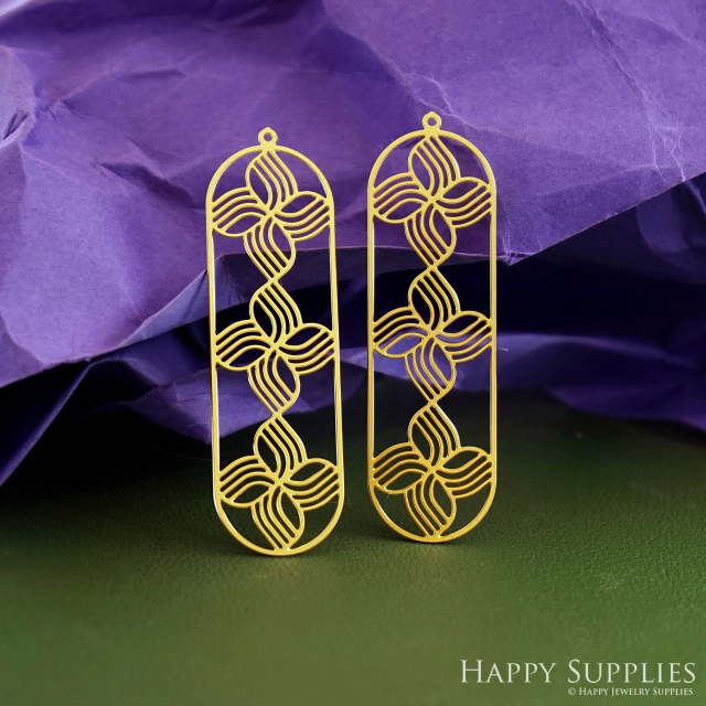 Stainless Steel Jewelry Charms, Raw Brass Charms, Flower Charms, Earrings Findings, Stainless Steel Silver Jewelry Pendants, Brass Jewelry Findings, Stainless Steel Pendants Jewelry Wholesale (D2941)