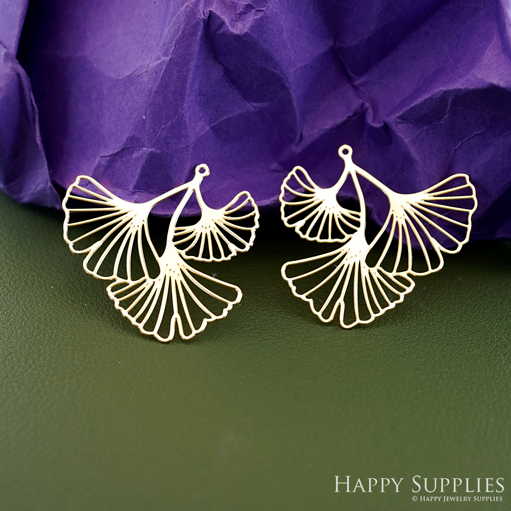 Stainless Steel Jewelry Charms, Raw Brass Charms, Ginkgo Leaf Charms, Earrings Findings, Stainless Steel Silver Jewelry Pendants, Brass Jewelry Findings, Stainless Steel Pendants Jewelry Wholesale (D2938)