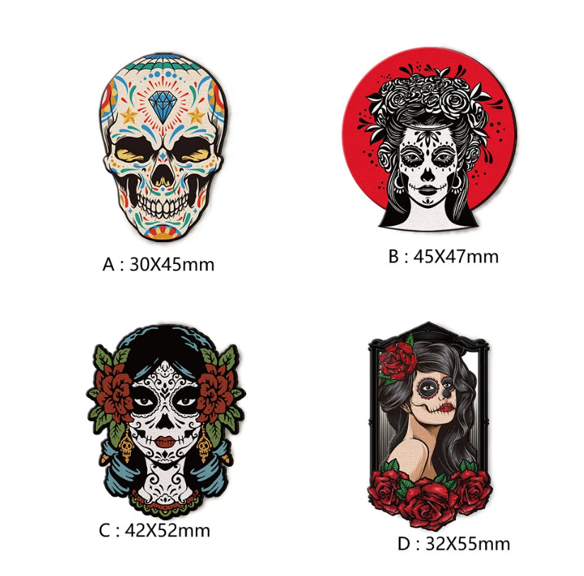 Handmade Jewelry Making Supplies Beads Cut Wooden Ghost Halloween Charm For DIY Necklace Earring Brooch (CW906-B)