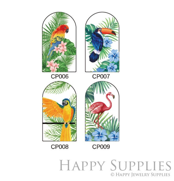 Animal Acrylic Pendant Making Jewelry Findings Bead Laser Cut Charms For DIY Necklace Earrings (CP009)