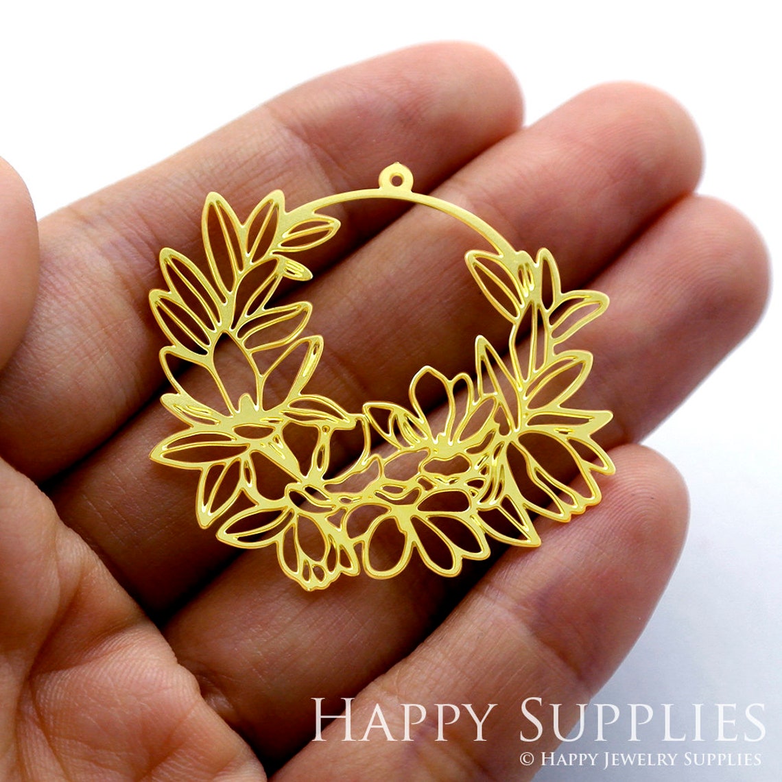 2pcs Stainless Steel Jewelry Charms, Flower Stainless Steel Earring Charms, Stainless Steel Silver Jewelry Pendants, Stainless Steel Silver Jewelry Findings, Stainless Steel Pendants Jewelry Wholesale (SSD1358)