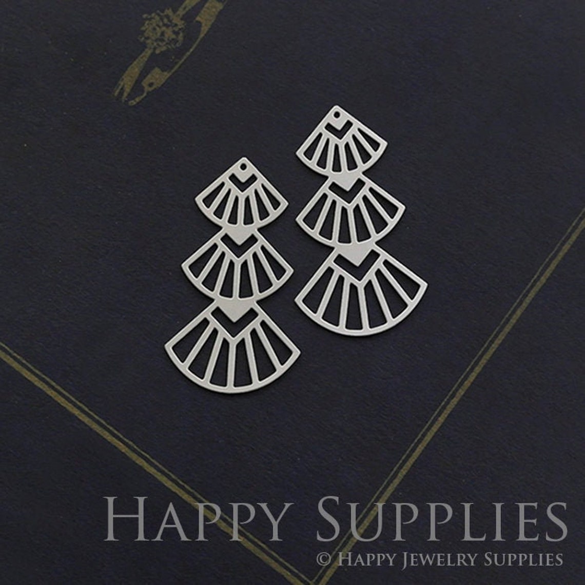 2pcs Brass Jewelry Charms, Sectors Geometric Raw Brass Earring Charms, Brass Jewelry Pendants, Raw Brass Jewelry Findings, Brass Pendants Jewelry Wholesale (RD249)