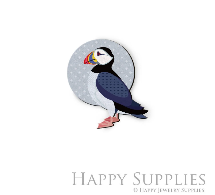 2pcs Handmade Jewelry Making Supplies Beads Cut Wooden Bird Charm For DIY Necklace Earring Brooch (CW793)