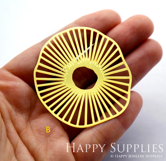 2pcs Stainless Steel Jewelry Charms, Raw Brass Charms, Geometric Round Charms, Earrings Findings, Stainless Steel Silver Jewelry Pendants, Brass Jewelry Findings, Stainless Steel Pendants Jewelry Wholesale (D099)