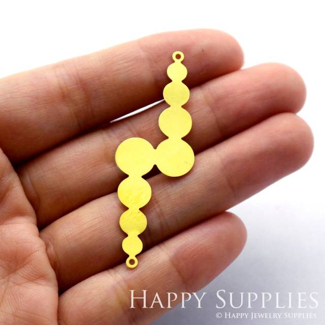 2pcs Brass Jewelry Charms, Geometric Circles Raw Brass Earring Charms, Brass Jewelry Pendants, Raw Brass Jewelry Findings, Brass Pendants Jewelry Wholesale (RD239)