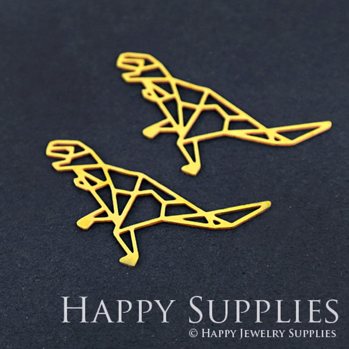 2pcs Brass Jewelry Charms, Tyrannosaurus Raw Brass Earring Charms, Brass Jewelry Pendants, Raw Brass Jewelry Findings, Brass Pendants Jewelry Wholesale (RD243)