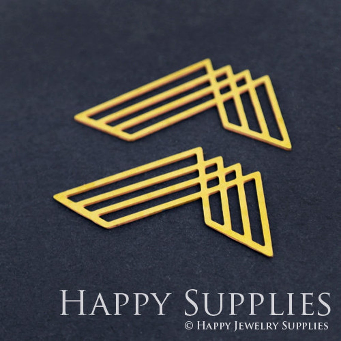 2pcs Brass Jewelry Charms, Geometry Raw Brass Earring Charms, Brass Jewelry Pendants, Raw Brass Jewelry Findings, Brass Pendants Jewelry Wholesale (RD242)
