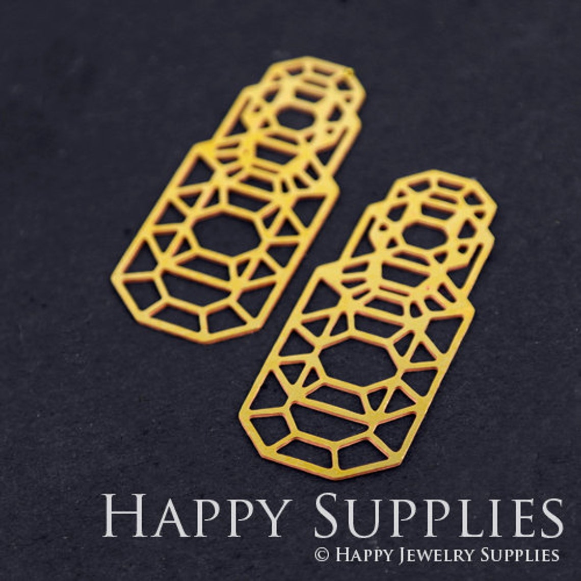 2pcs Brass Jewelry Charms, Bottle Geometry Raw Brass Earring Charms, Brass Jewelry Pendants, Raw Brass Jewelry Findings, Brass Pendants Jewelry Wholesale (RD285)
