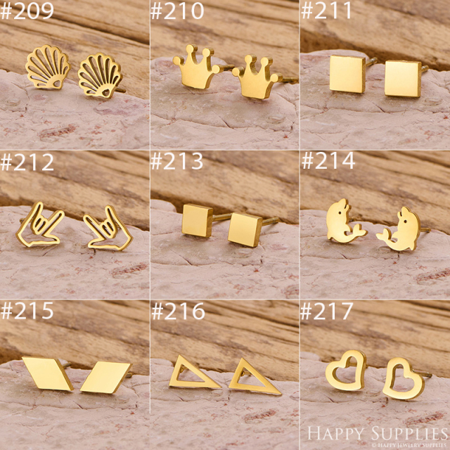 Stud Earrings,Sterling Silver Stud Earrings,Tiny Stud Earrings,Minimalist Earrings,Earrings Studs,Earring Findings,Silver Earrings(YER-I)