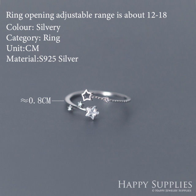Silver Ring, Sterling Silver Ring,adjustable rings, Disconnected Rings,Wedding Ring, Dress Ring, Lady Ring, Dome Ring, Band Rings (RR007)