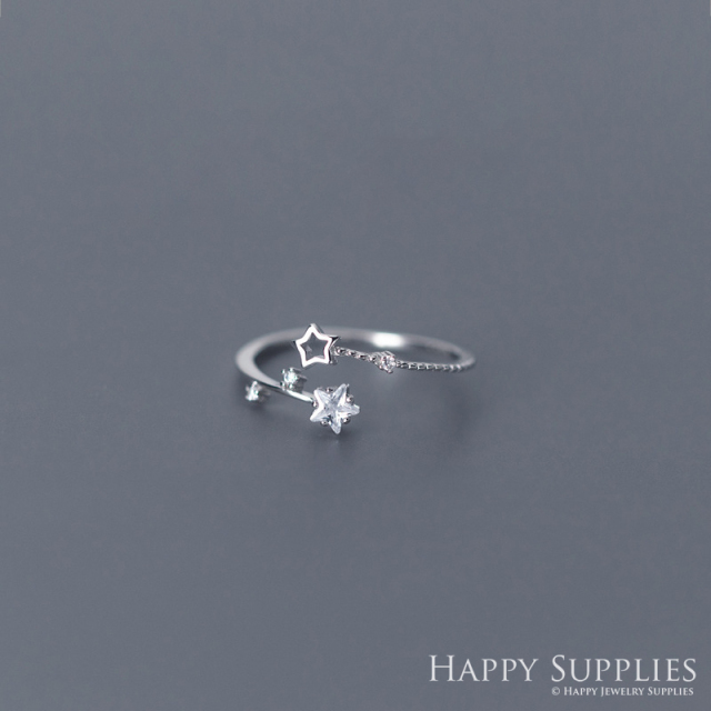 Silver Ring, Sterling Silver Ring,adjustable rings, Disconnected Rings,Wedding Ring, Dress Ring, Lady Ring, Dome Ring, Band Rings (RR007)