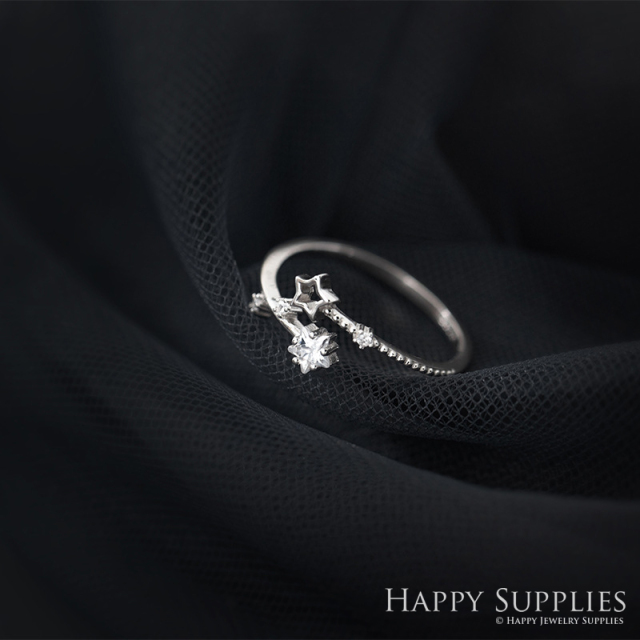 Silver Ring, Sterling Silver Ring,adjustable rings, Disconnected Rings,Wedding Ring, Dress Ring, Lady Ring, Dome Ring, Band Rings (RR007)
