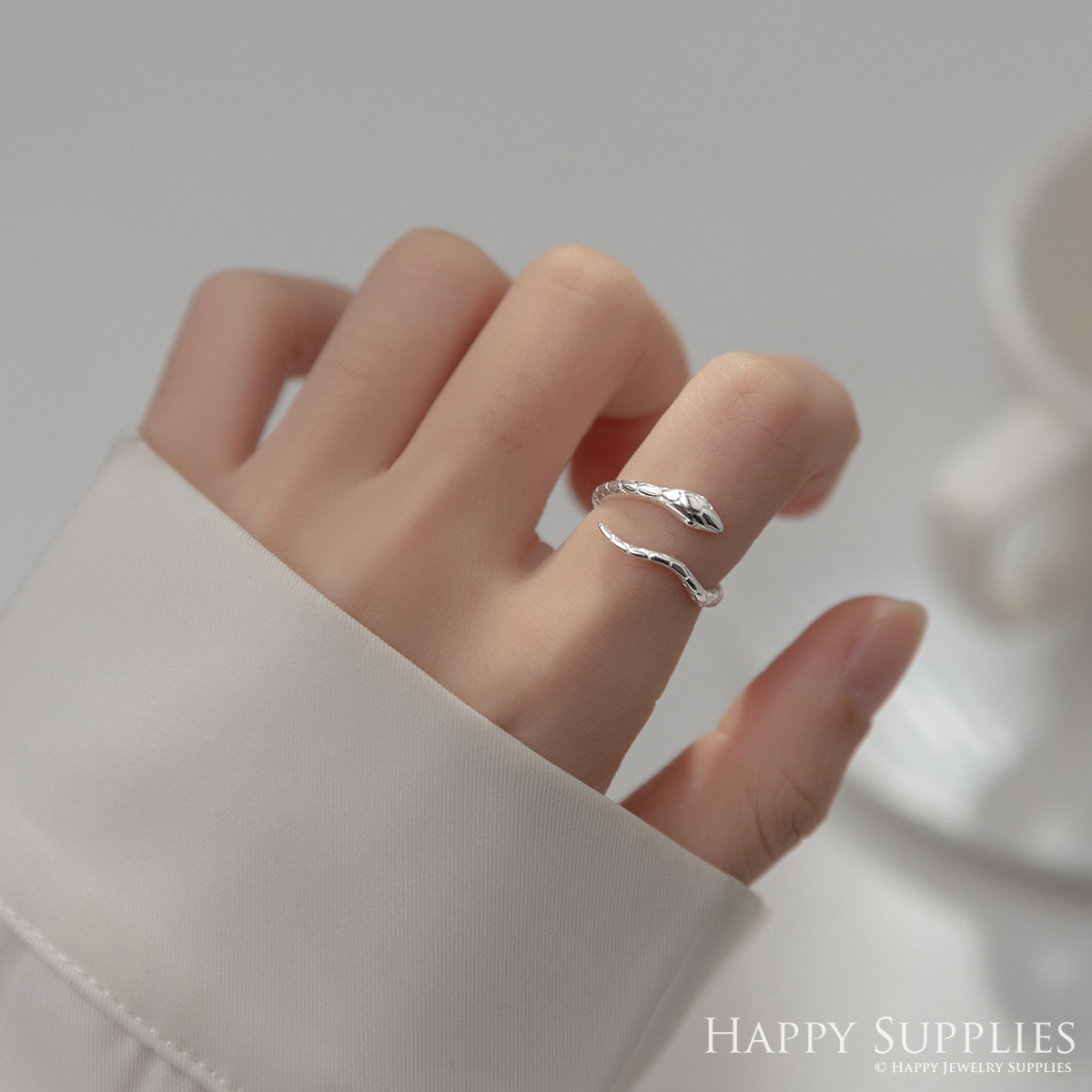 Silver Ring, Sterling Silver Ring,adjustable rings, Disconnected Rings,Wedding Ring, Dress Ring, Lady Ring, Dome Ring, Band Rings (RR006)