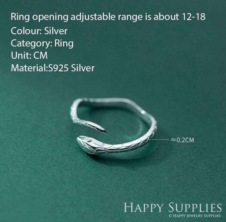 Silver Ring, Sterling Silver Ring,adjustable rings, Disconnected Rings,Wedding Ring, Dress Ring, Lady Ring, Dome Ring, Band Rings (RR006)