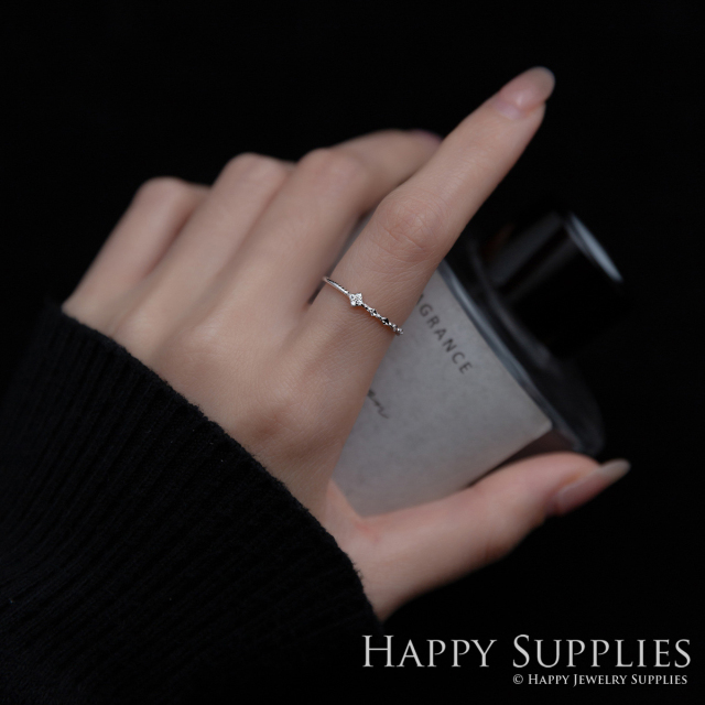Silver Ring, Sterling Silver Ring,adjustable rings, Disconnected Rings,Wedding Ring, Dress Ring, Lady Ring, Dome Ring, Band Rings (RR011)