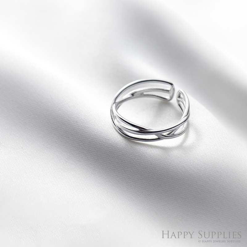 Silver Ring, Sterling Silver Ring,adjustable rings, Disconnected Rings,Wedding Ring, Dress Ring, Lady Ring, Dome Ring, Band Rings (RR012)
