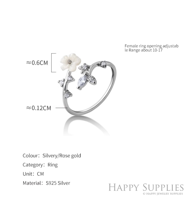 Silver Ring, Sterling Silver Ring,adjustable rings, Disconnected Rings,Wedding Ring, Dress Ring, Lady Ring, Dome Ring, Band Rings (RR009)