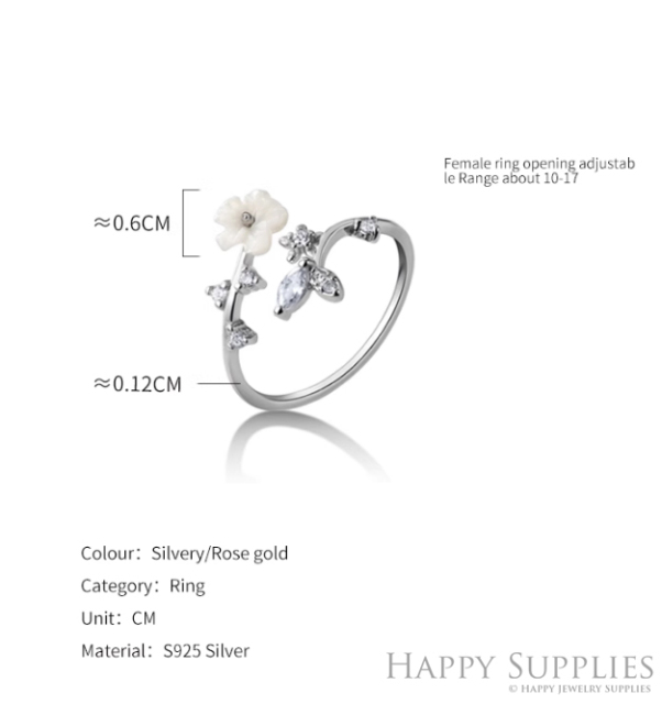 Silver Ring, Sterling Silver Ring,adjustable rings, Disconnected Rings,Wedding Ring, Dress Ring, Lady Ring, Dome Ring, Band Rings (RR009)