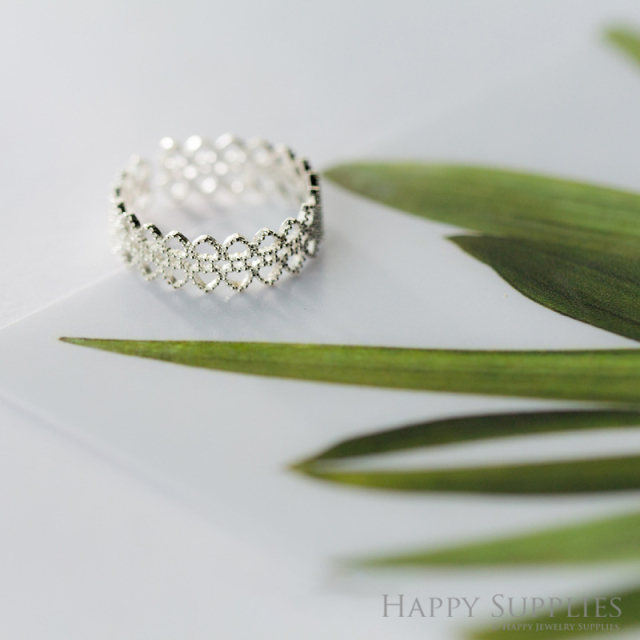 Silver Ring, Sterling Silver Ring,adjustable rings, Disconnected Rings,Wedding Ring, Dress Ring, Lady Ring, Dome Ring, Band Rings (RR017)