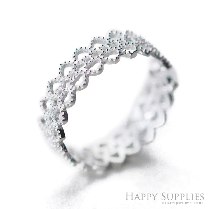 Silver Ring, Sterling Silver Ring,adjustable rings, Disconnected Rings,Wedding Ring, Dress Ring, Lady Ring, Dome Ring, Band Rings (RR017)