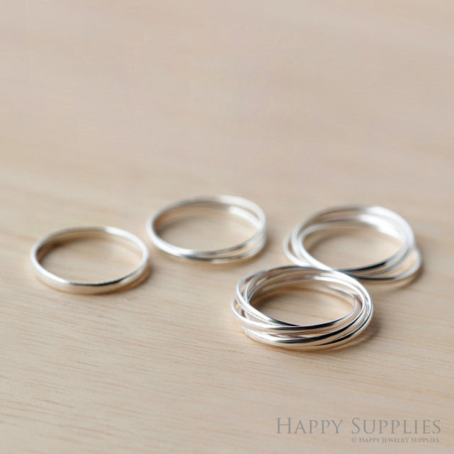 Silver Ring, Sterling Silver Ring,adjustable rings, Disconnected Rings,Wedding Ring, Dress Ring, Lady Ring, Dome Ring, Band Rings (RR013)