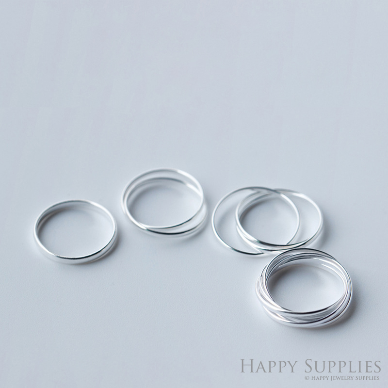 Silver Ring, Sterling Silver Ring,adjustable rings, Disconnected Rings,Wedding Ring, Dress Ring, Lady Ring, Dome Ring, Band Rings (RR013)