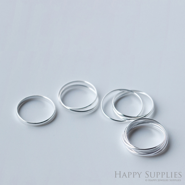 Silver Ring, Sterling Silver Ring,adjustable rings, Disconnected Rings,Wedding Ring, Dress Ring, Lady Ring, Dome Ring, Band Rings (RR013)