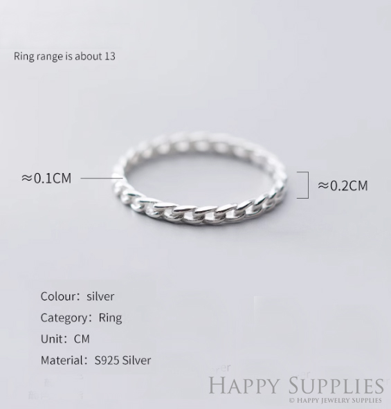 Silver Ring, Sterling Silver Ring,adjustable rings, Disconnected Rings,Wedding Ring, Dress Ring, Lady Ring, Dome Ring, Band Rings (RR015)