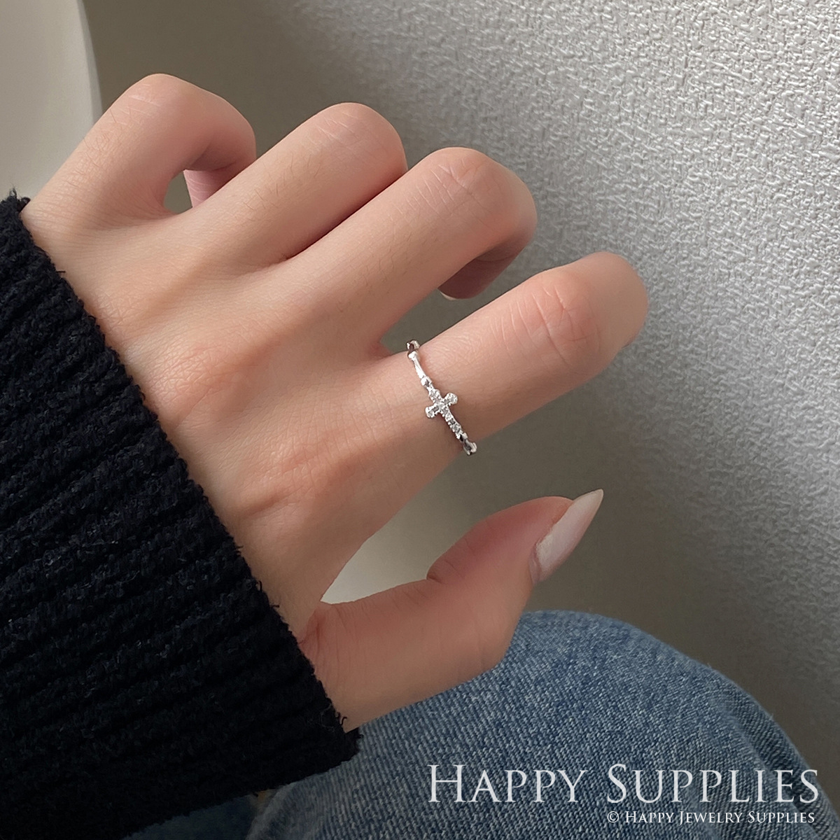 Silver Ring, Sterling Silver Ring,adjustable rings, Disconnected Rings,Wedding Ring, Dress Ring, Lady Ring, Dome Ring, Band Rings (RR021)