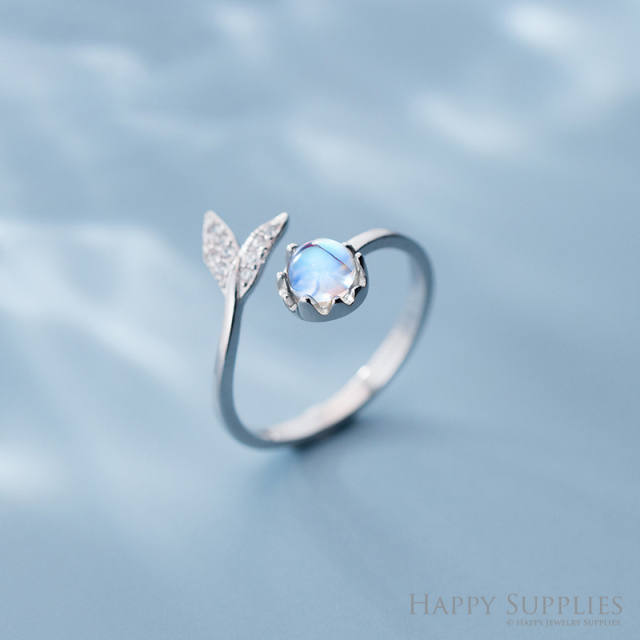 Silver Ring, Sterling Silver Ring,adjustable rings, Disconnected Rings,Wedding Ring, Dress Ring, Lady Ring, Dome Ring, Band Rings (RR026)