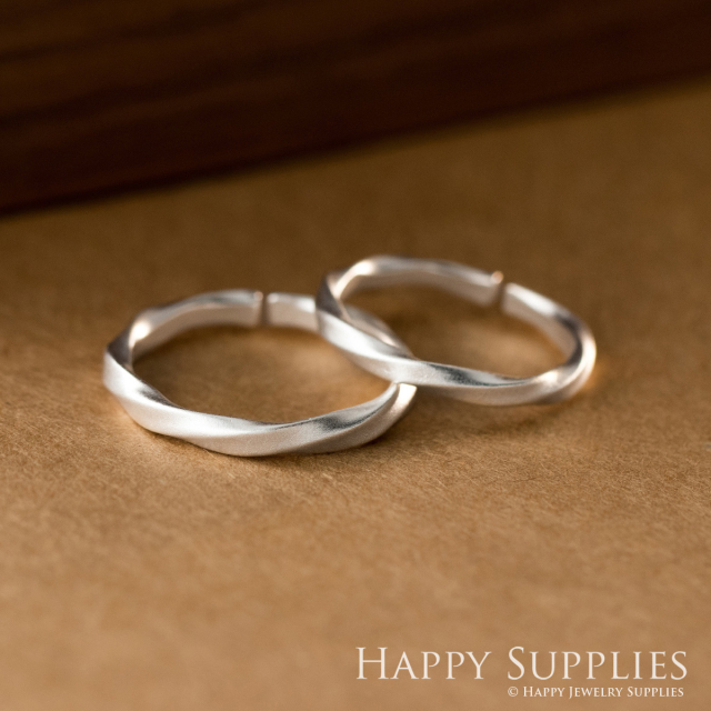 Silver Ring, Sterling Silver Ring,adjustable rings, Disconnected Rings,Wedding Ring, Dress Ring, Lady Ring, Dome Ring, Band Rings (RR025)