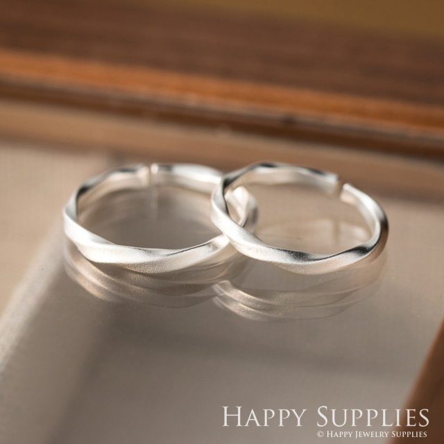 Silver Ring, Sterling Silver Ring,adjustable rings, Disconnected Rings,Wedding Ring, Dress Ring, Lady Ring, Dome Ring, Band Rings (RR025)