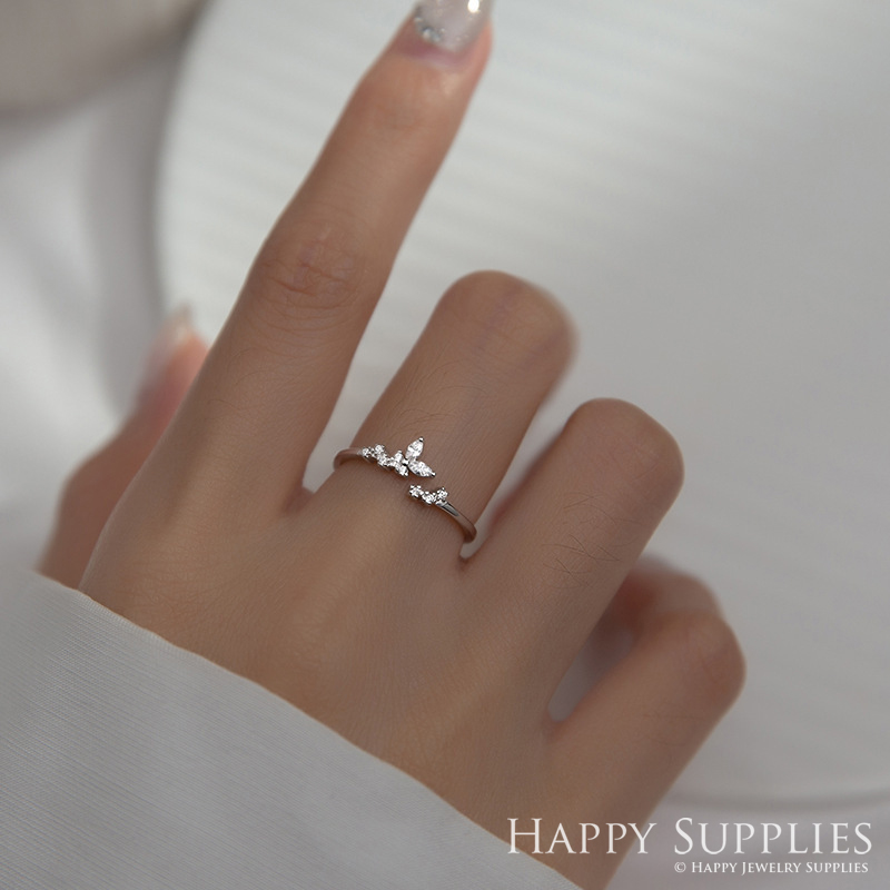 Silver Ring, Sterling Silver Ring,adjustable rings, Disconnected Rings,Wedding Ring, Dress Ring, Lady Ring, Dome Ring, Band Rings (RR024)