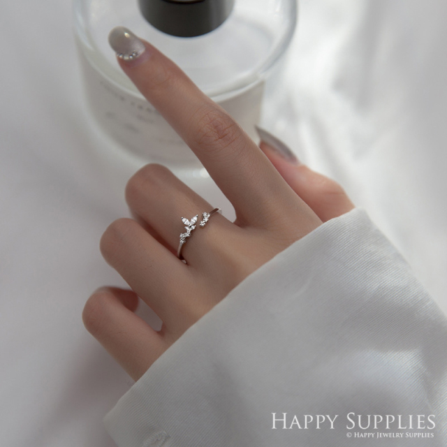 Silver Ring, Sterling Silver Ring,adjustable rings, Disconnected Rings,Wedding Ring, Dress Ring, Lady Ring, Dome Ring, Band Rings (RR024)
