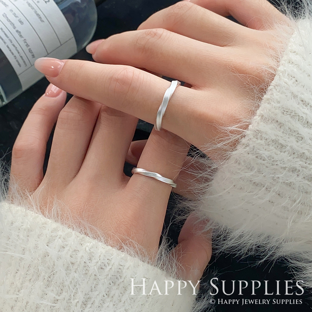 Silver Ring, Sterling Silver Ring,adjustable rings, Disconnected Rings,Wedding Ring, Dress Ring, Lady Ring, Dome Ring, Band Rings (RR025)