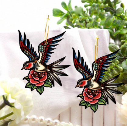 2pcs Handmade Jewelry Making Supplies Beads Cut Wooden Soaring eagle Charm For DIY Necklace Earring Brooch (WE306)