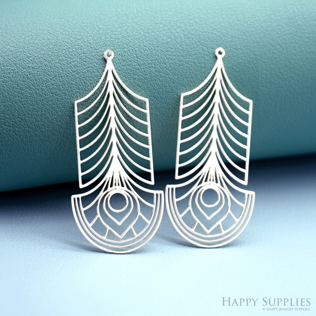 2pcs Stainless Steel Jewelry Charms, Raw Brass Charms, Geometric Drop Charms, Earrings Findings, Stainless Steel Silver Jewelry Pendants, Brass Jewelry Findings, Stainless Steel Pendants Jewelry Wholesale (D2955)