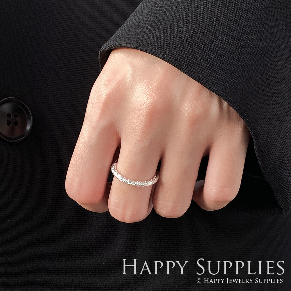 Silver Ring, Sterling Silver Ring,adjustable rings, Disconnected Rings,Wedding Ring, Dress Ring, Lady Ring, Dome Ring, Band Rings (RR038)