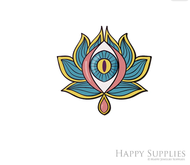 2pcs Handmade Jewelry Making Supplies Beads Cut Wooden Buddha in Lotus Charm For DIY Necklace Earring Brooch (CW991)