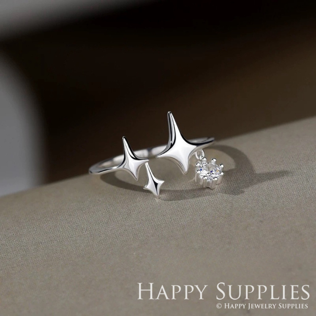 Silver Ring, Sterling Silver Ring,adjustable rings, Disconnected Rings,Wedding Ring, Dress Ring, Lady Ring, Dome Ring, Band Rings (RR043)