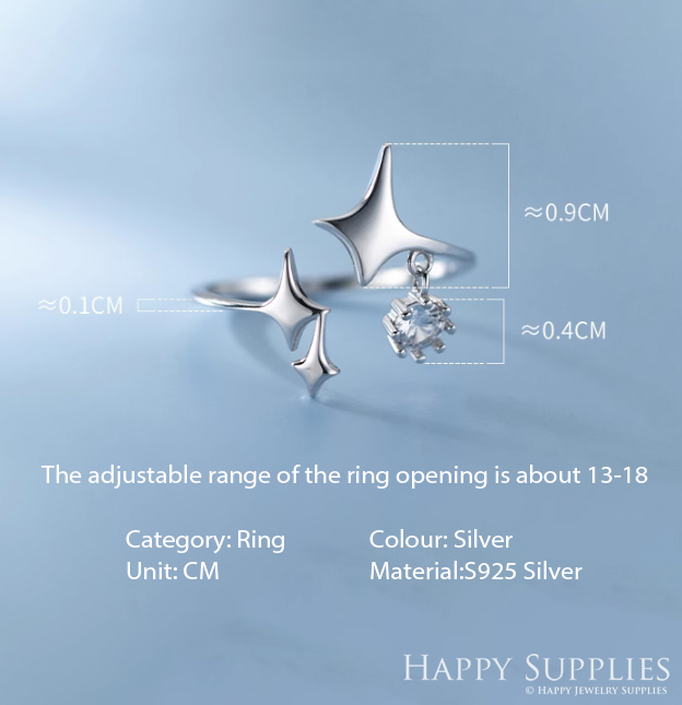 Silver Ring, Sterling Silver Ring,adjustable rings, Disconnected Rings,Wedding Ring, Dress Ring, Lady Ring, Dome Ring, Band Rings (RR043)