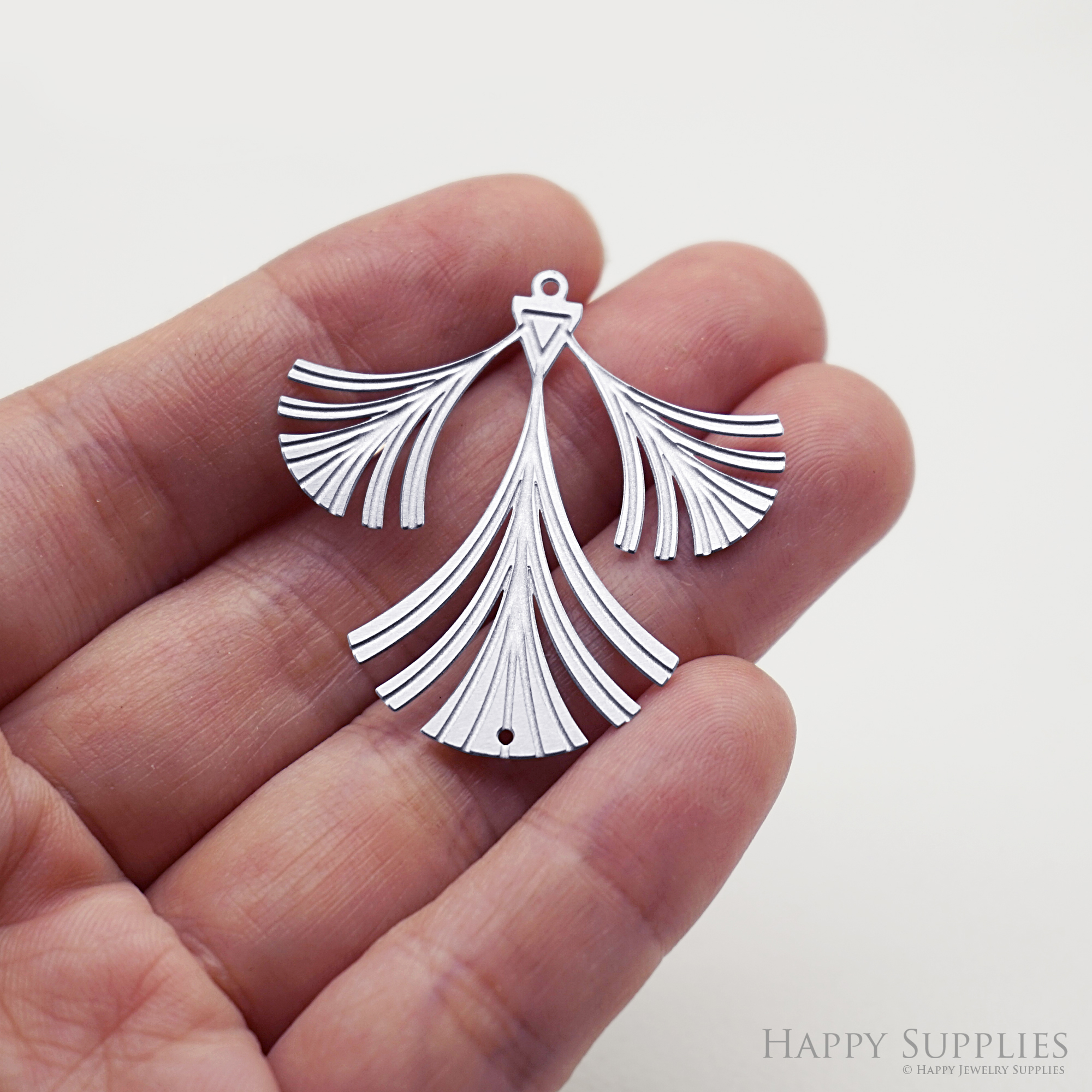 Corroded Stainless Steel Jewelry Charms, Ginkgo Leaf Brass Charms, Earring Charms, Etched Silver Jewelry Pendants, Etched Brass Jewelry Findings, Jewelry Wholesale (SSB1071)