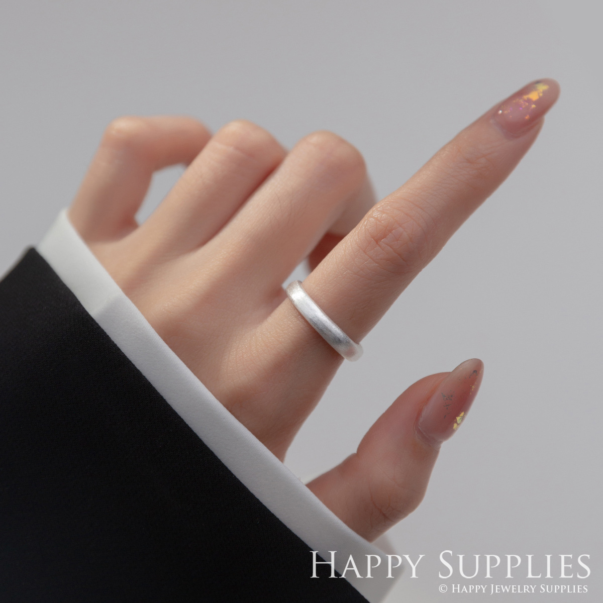 Silver Ring, Sterling Silver Ring,adjustable rings, Disconnected Rings,Wedding Ring, Dress Ring, Lady Ring, Dome Ring, Band Rings (RR055)