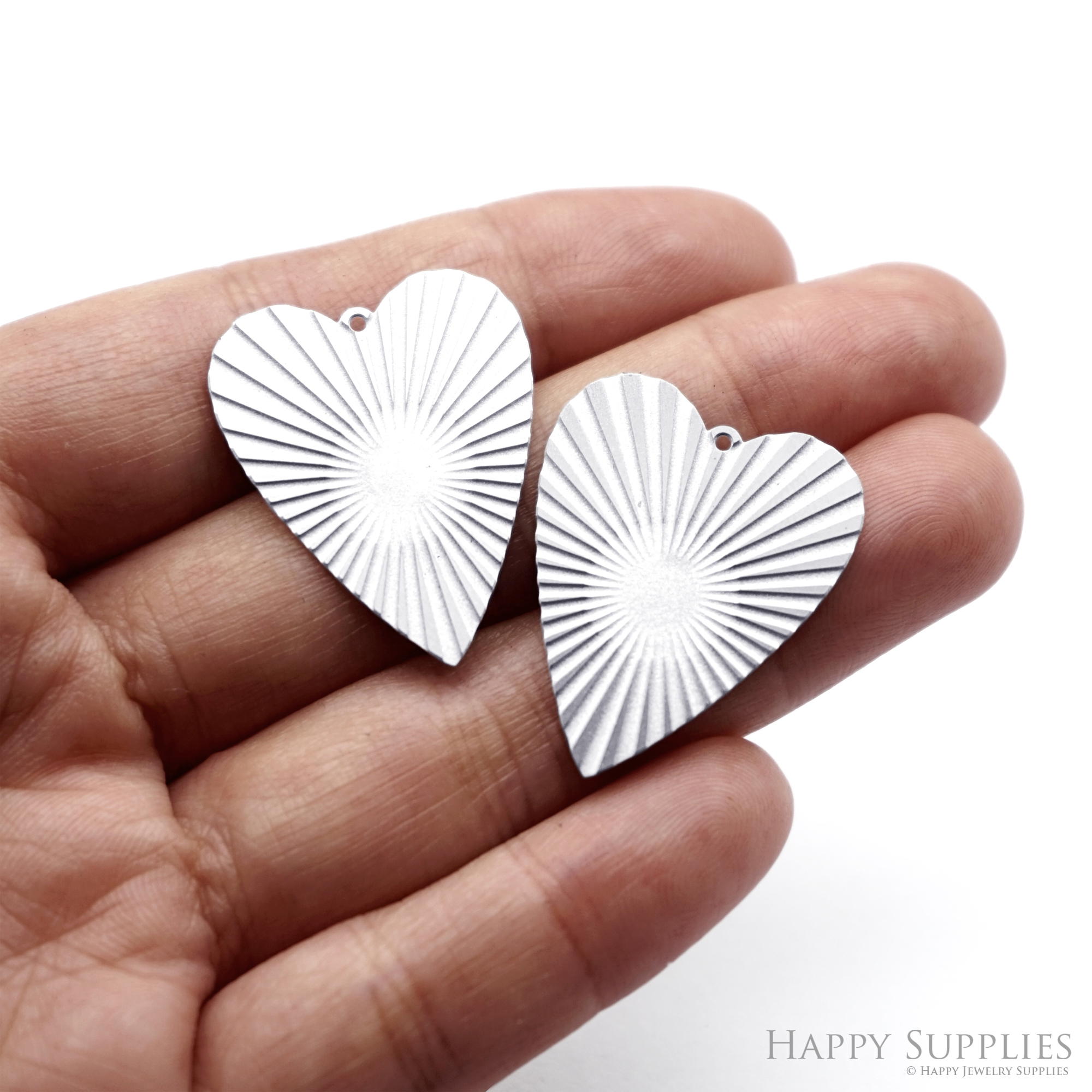 Corroded Stainless Steel Jewelry Charms, Heart Brass Charms, Earring Charms, Etched Silver Jewelry Pendants, Etched Brass Jewelry Findings, Jewelry Wholesale (SSB1050)