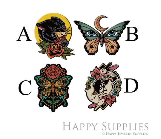 2pcs Handmade Jewelry Making Supplies Beads Cut Wooden Butterfly Moth Charm For DIY Necklace Earring Brooch (CW922)