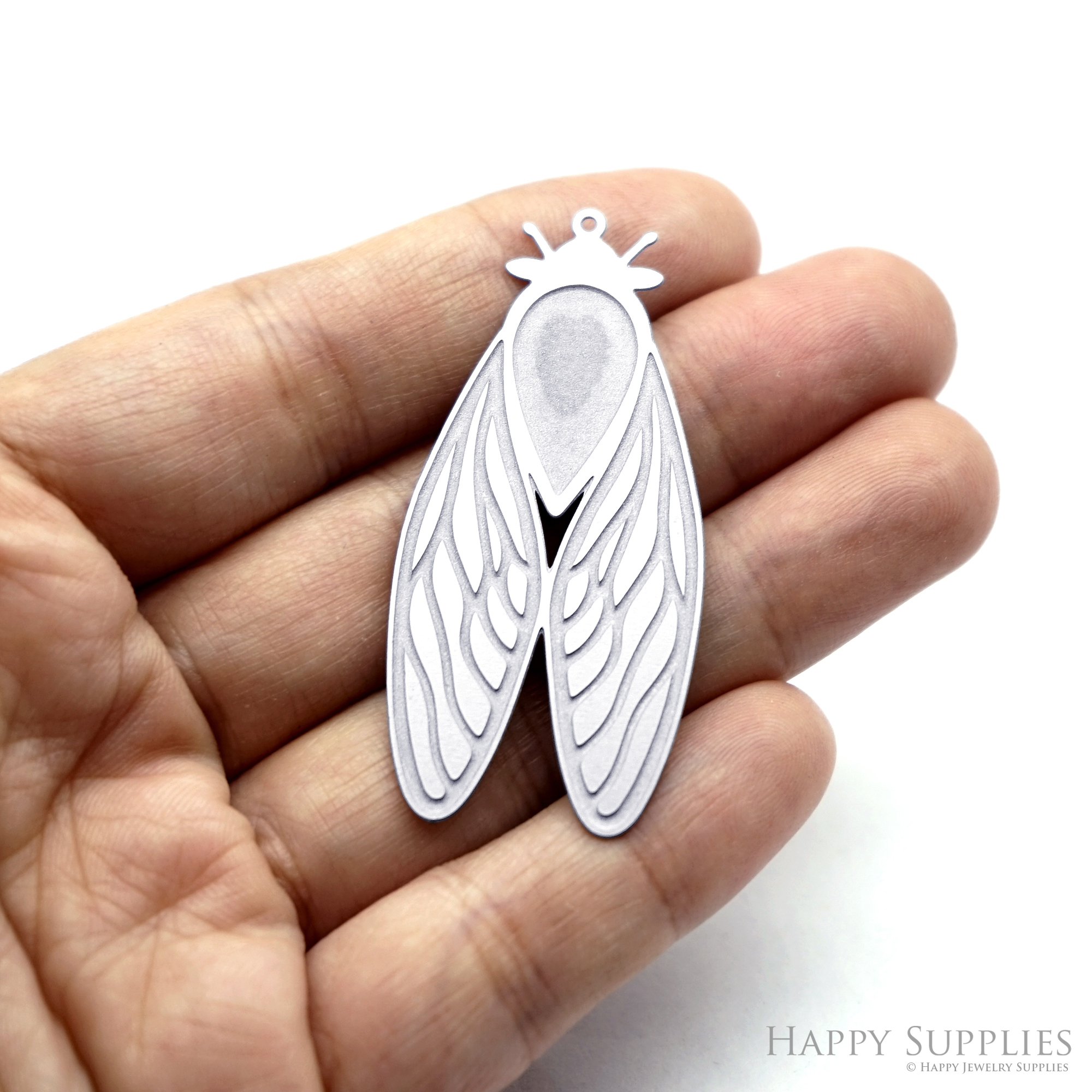 Corroded Stainless Steel Jewelry Charms, Moth Brass Charms, Earring Charms, Etched Silver Jewelry Pendants, Etched Brass Jewelry Findings, Jewelry Wholesale (SSB1080)
