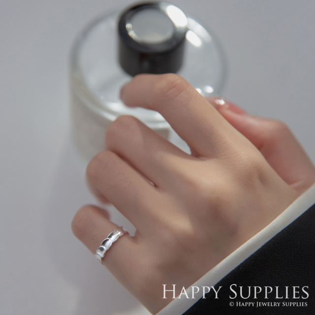Silver Ring, Sterling Silver Ring,adjustable rings, Disconnected Rings,Wedding Ring, Dress Ring, Lady Ring, Dome Ring, Band Rings (RR079)