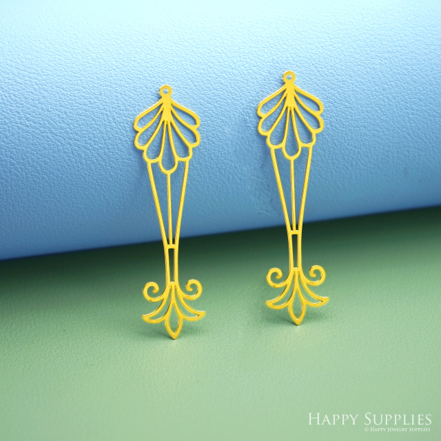 2pcs Stainless Steel Jewelry Charms, Raw Brass Charms, Flowers Charms, Earrings Findings, Stainless Steel Silver Jewelry Pendants, Brass Jewelry Findings, Stainless Steel Pendants Jewelry Wholesale (D2977)